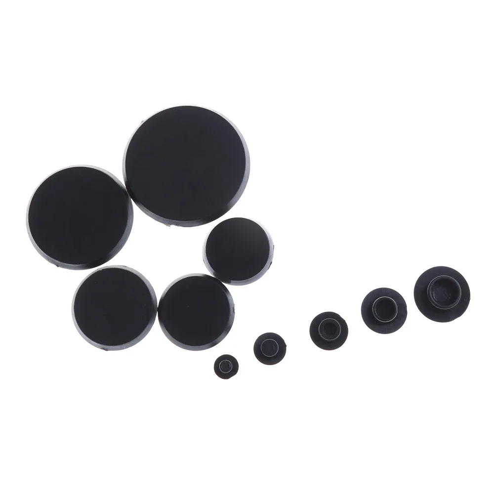 10PCS M5-24 Practical Black Hex Socket Fasteners Screws Covers Caps Allen Bolt Screw Nut Round Head Cover Cap Protector