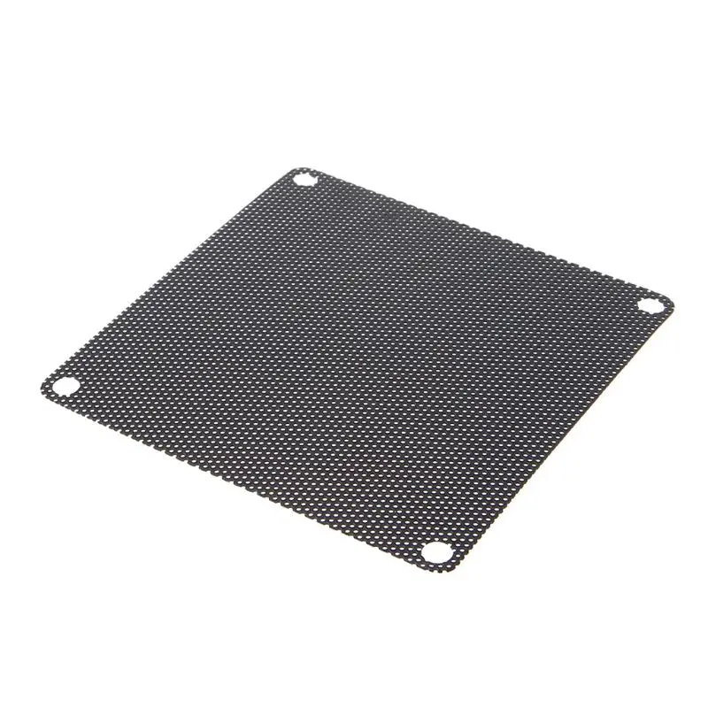 5Pcs/set 40/50/60/70/80/90mm PVC Fan Dust Filter PC Dustproof Case Cuttable Computer Mesh Cover Mesh Black