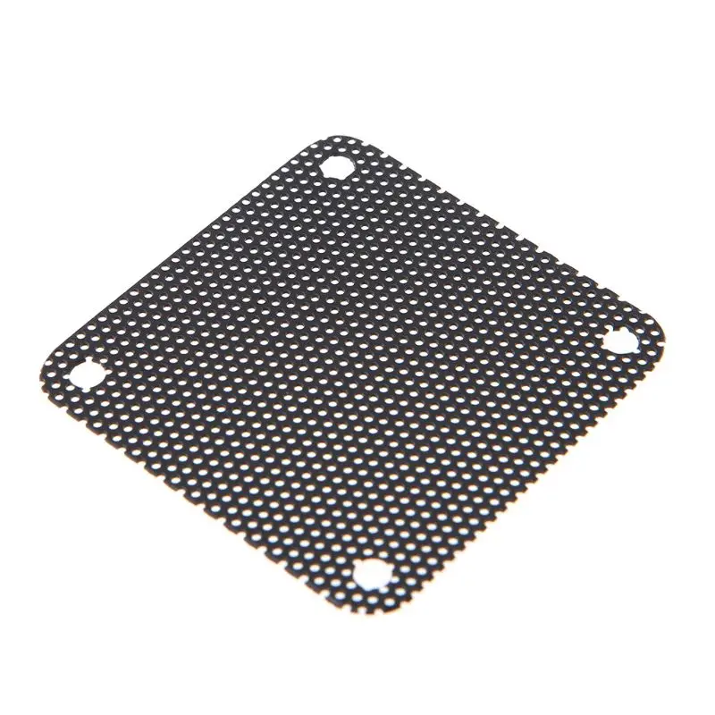 5Pcs/set 40/50/60/70/80/90mm PVC Fan Dust Filter PC Dustproof Case Cuttable Computer Mesh Cover Mesh Black
