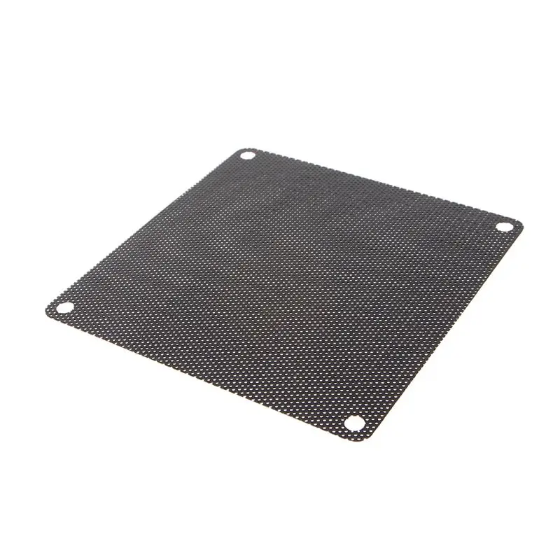 5Pcs/set 40/50/60/70/80/90mm PVC Fan Dust Filter PC Dustproof Case Cuttable Computer Mesh Cover Mesh Black