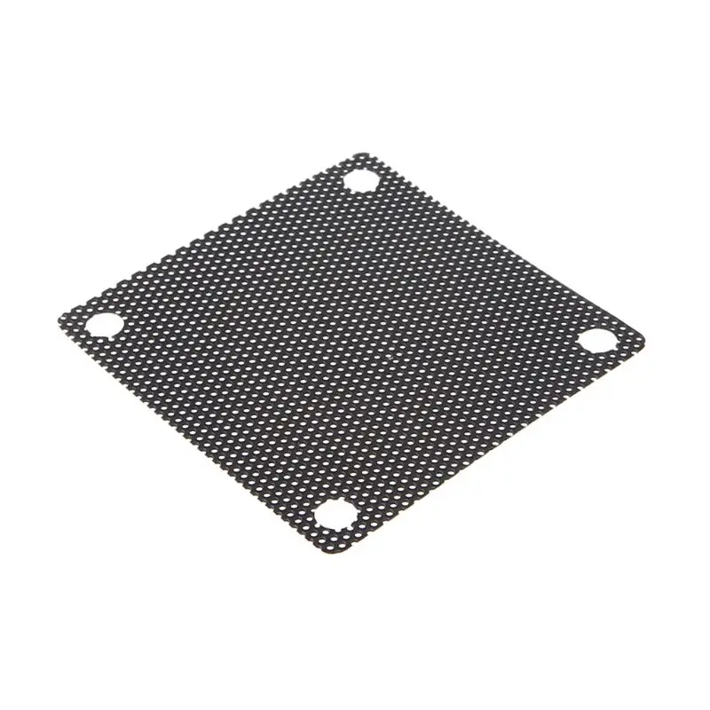 5Pcs/set 40/50/60/70/80/90mm PVC Fan Dust Filter PC Dustproof Case Cuttable Computer Mesh Cover Mesh Black
