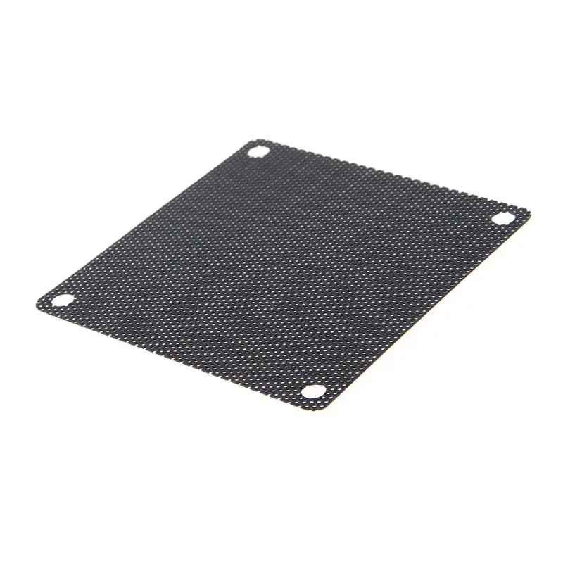 5Pcs/set 40/50/60/70/80/90mm PVC Fan Dust Filter PC Dustproof Case Cuttable Computer Mesh Cover Mesh Black