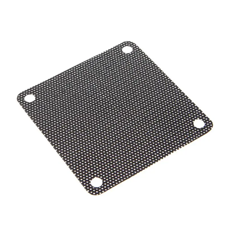 5Pcs/set 40/50/60/70/80/90mm PVC Fan Dust Filter PC Dustproof Case Cuttable Computer Mesh Cover Mesh Black