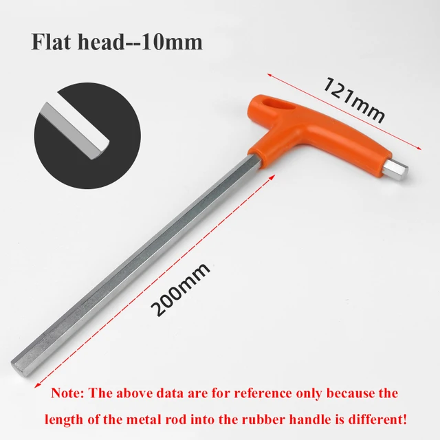 1/4/8PCS Flat/Ball Head Hex Key Allen Wrench Hand Tool T-Handle Hex Key Wrench Ball End Allen Hex Key Wrench Spanner