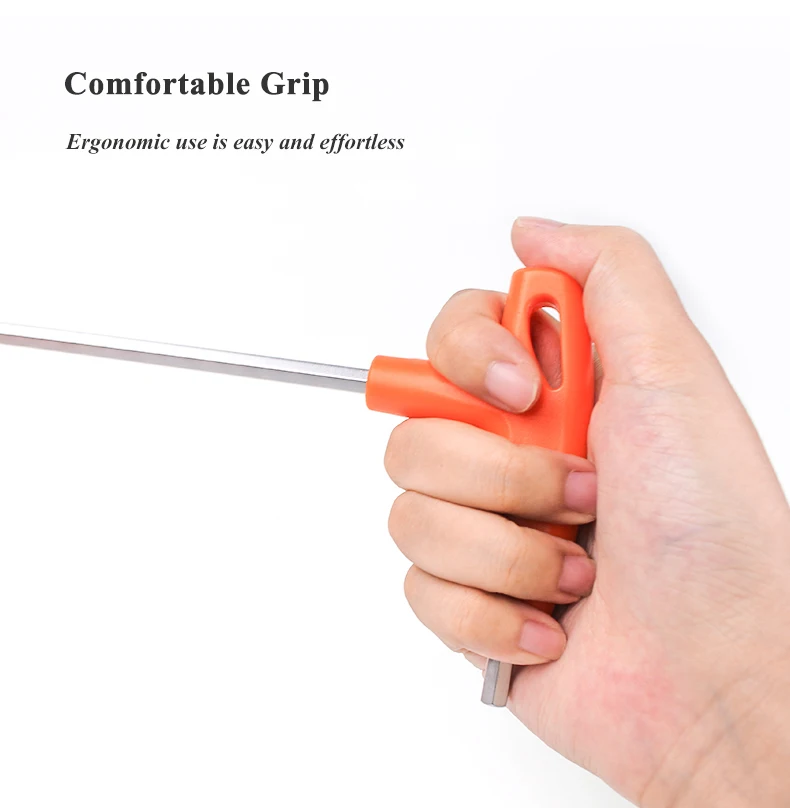 1/4/8PCS Flat/Ball Head Hex Key Allen Wrench Hand Tool T-Handle Hex Key Wrench Ball End Allen Hex Key Wrench Spanner