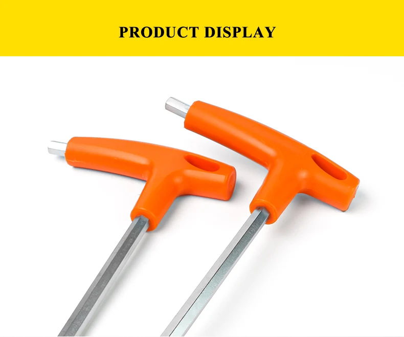 1/4/8PCS Flat/Ball Head Hex Key Allen Wrench Hand Tool T-Handle Hex Key Wrench Ball End Allen Hex Key Wrench Spanner