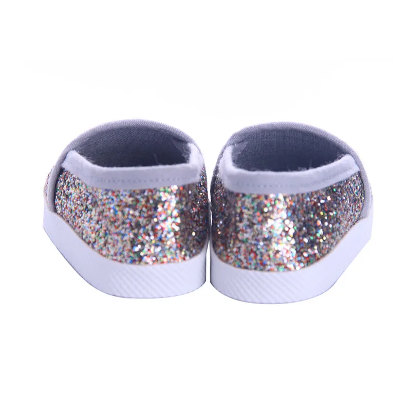 7 cm Doll Shoes For 43cm Baby Doll Clothes Accessories & 18 Inch American Doll Girl's Toy Gift