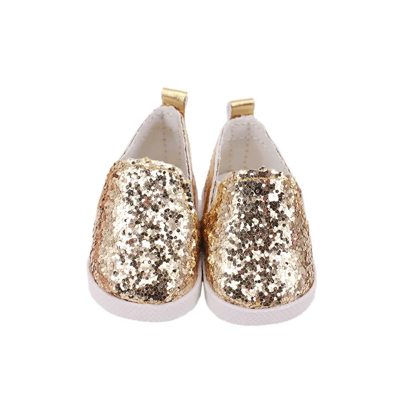 7 cm Doll Shoes For 43cm Baby Doll Clothes Accessories & 18 Inch American Doll Girl's Toy Gift