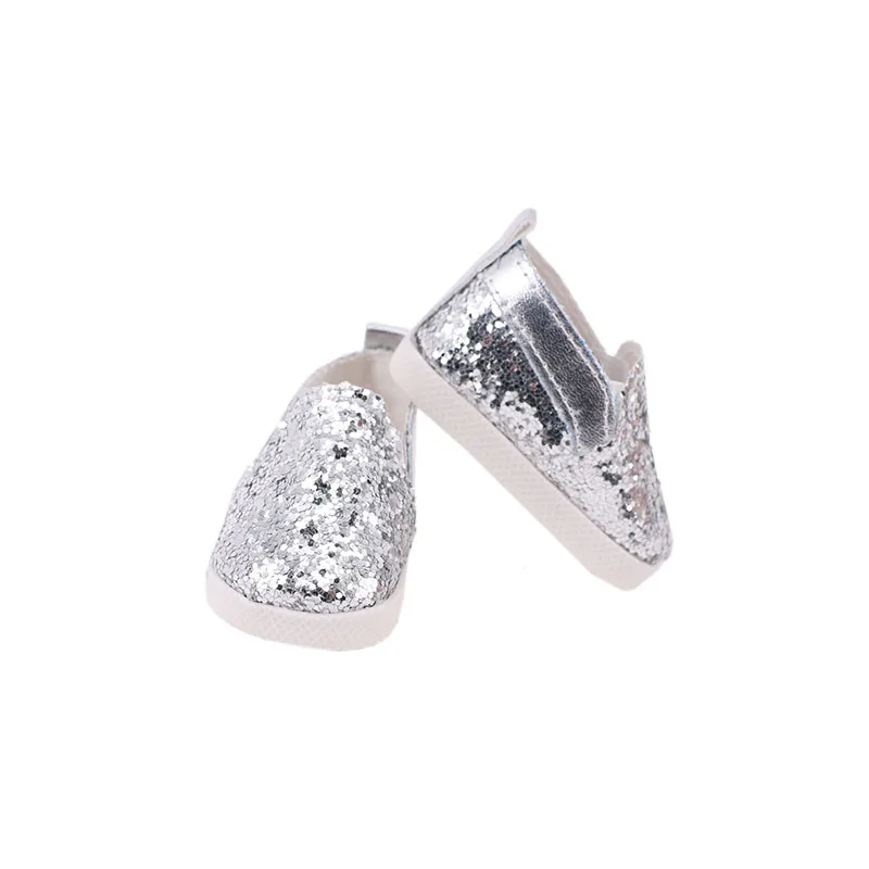 7 cm Doll Shoes For 43cm Baby Doll Clothes Accessories & 18 Inch American Doll Girl's Toy Gift