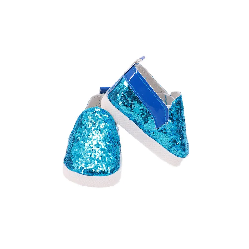 7 cm Doll Shoes For 43cm Baby Doll Clothes Accessories & 18 Inch American Doll Girl's Toy Gift