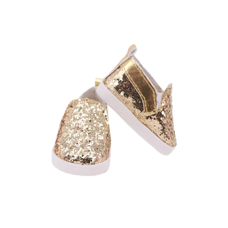 7 cm Doll Shoes For 43cm Baby Doll Clothes Accessories & 18 Inch American Doll Girl's Toy Gift