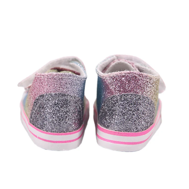 7 cm Doll Shoes For 43cm Baby Doll Clothes Accessories & 18 Inch American Doll Girl's Toy Gift