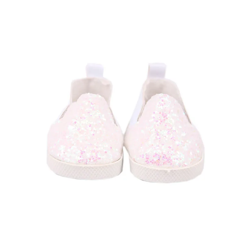 7 cm Doll Shoes For 43cm Baby Doll Clothes Accessories & 18 Inch American Doll Girl's Toy Gift