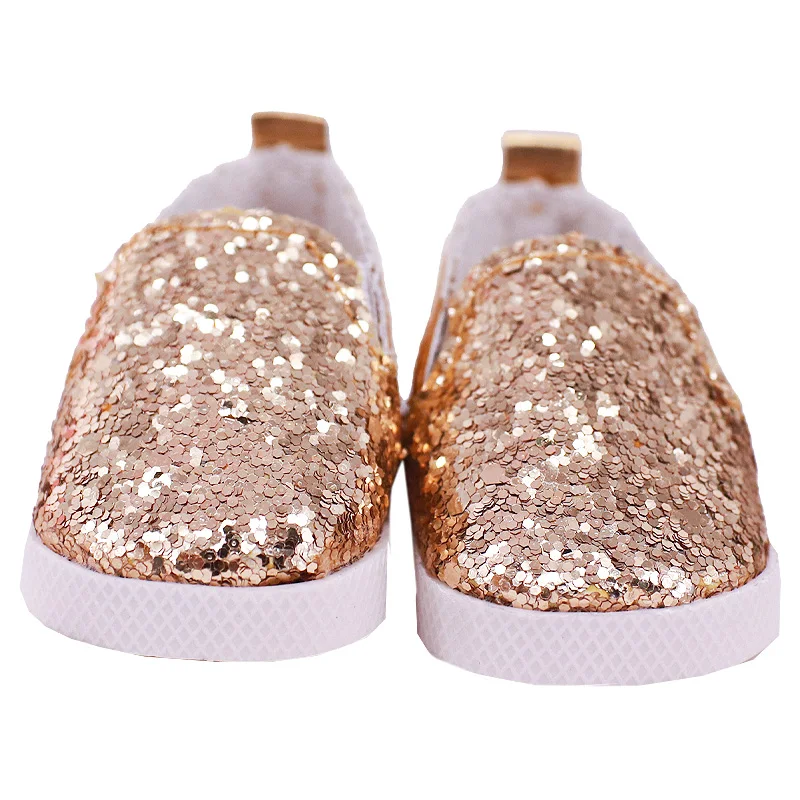 7 cm Doll Shoes For 43cm Baby Doll Clothes Accessories & 18 Inch American Doll Girl's Toy Gift