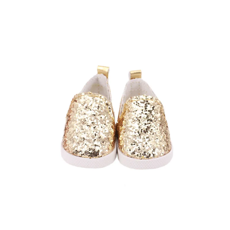 7 cm Doll Shoes For 43cm Baby Doll Clothes Accessories & 18 Inch American Doll Girl's Toy Gift
