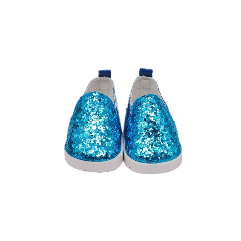 7 cm Doll Shoes For 43cm Baby Doll Clothes Accessories & 18 Inch American Doll Girl's Toy Gift