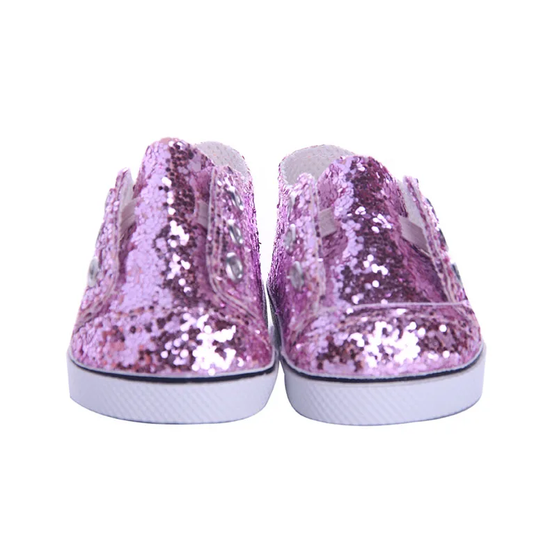 7 cm Doll Shoes For 43cm Baby Doll Clothes Accessories & 18 Inch American Doll Girl's Toy Gift