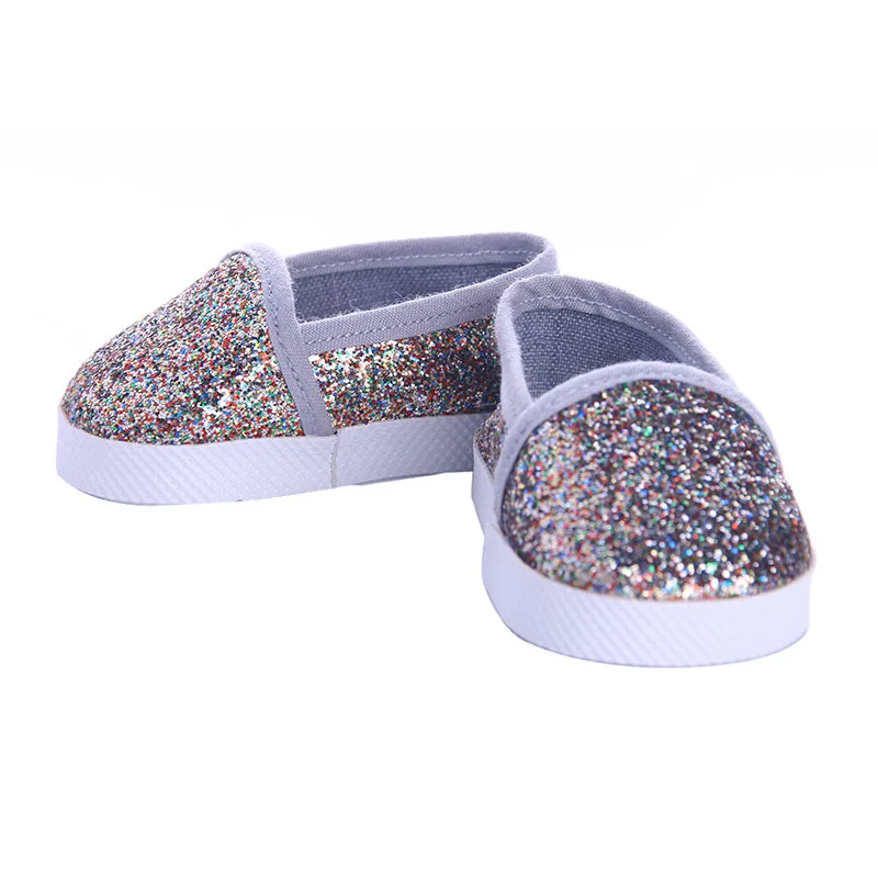 7 cm Doll Shoes For 43cm Baby Doll Clothes Accessories & 18 Inch American Doll Girl's Toy Gift