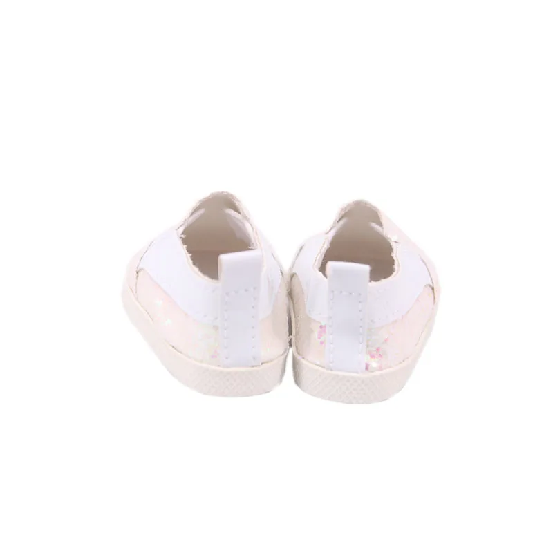 7 cm Doll Shoes For 43cm Baby Doll Clothes Accessories & 18 Inch American Doll Girl's Toy Gift