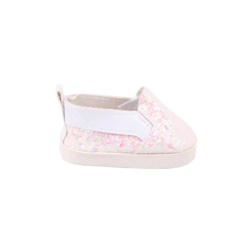 7 cm Doll Shoes For 43cm Baby Doll Clothes Accessories & 18 Inch American Doll Girl's Toy Gift