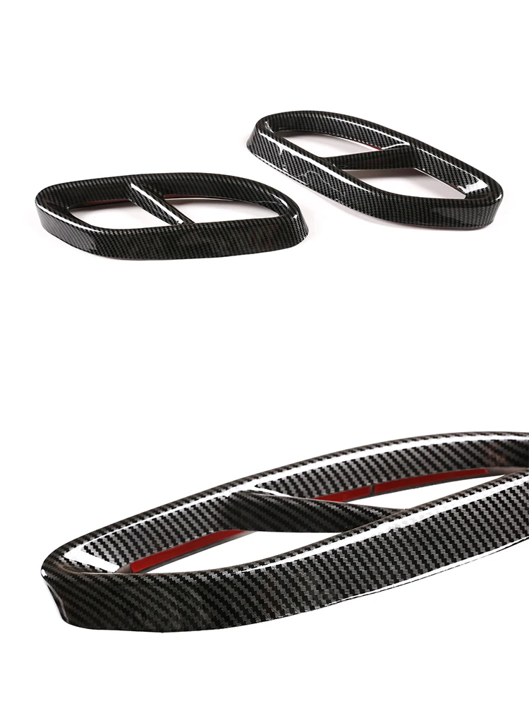 For Mercedes Benz A B C E GLA GLC GLE GLS CLS Class Stainless Steel Car Rear Exhaust Muffler Pipe Cover Trim Tail Throat Frame