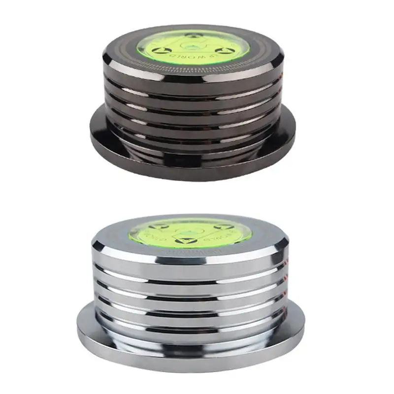 1pcs 60hz for LP Recording Stabilizer Universal Vinyl Record Turntable Aluminum Player With Level Stabilizer Clamp Alloy Weight