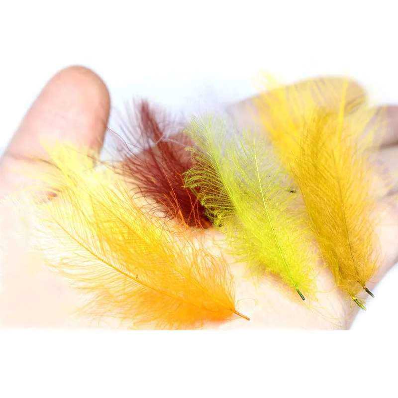 Premium Fly Tying Duck CDC Feathers Net 0.5g Cul De Canard Duck Butt Feathers Dry Fly Wings Fly Tying Materials