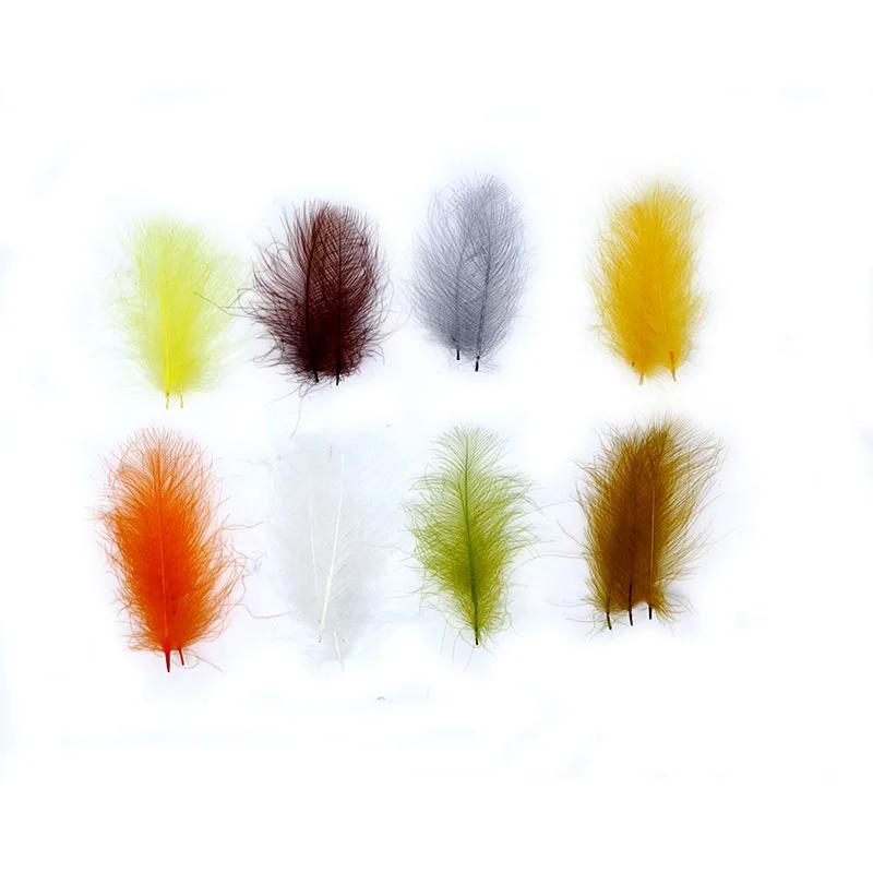 Premium Fly Tying Duck CDC Feathers Net 0.5g Cul De Canard Duck Butt Feathers Dry Fly Wings Fly Tying Materials