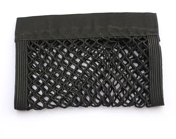 Car Back Rear Trunk Seat Elastic String Net Magic Sticker Mesh Storage Bag Pocket Cage Auto Organizer Seat Back Bag 40*25cm