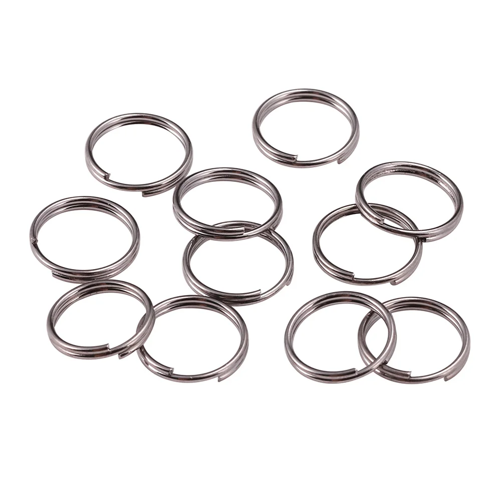 50-200Pcs/Lot 4-20mm Gold Color Double Jump Rings Split Rings Connectors Loops For DIY Jewelry Making Findings Accessories