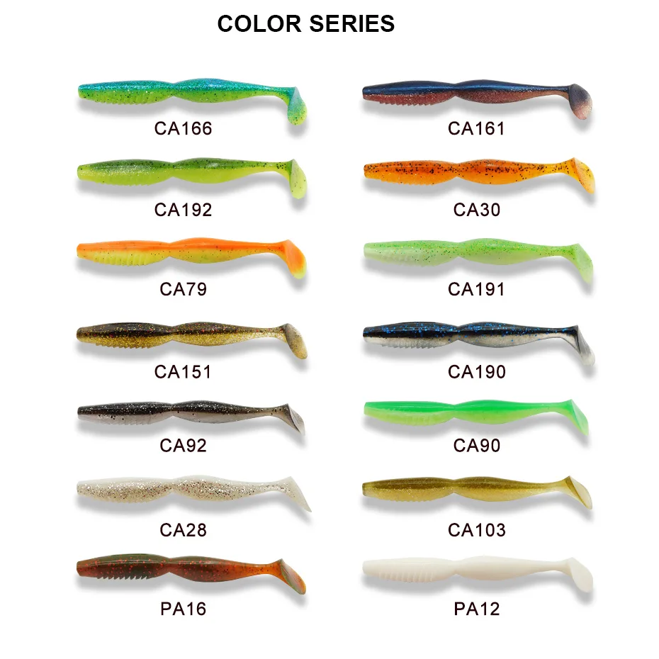 ESFISHING Soft Fishing Lures Spiner Shad 100mm125mm Spindle Jigging SwimBait Pesca Zander Pike Perch Walleye