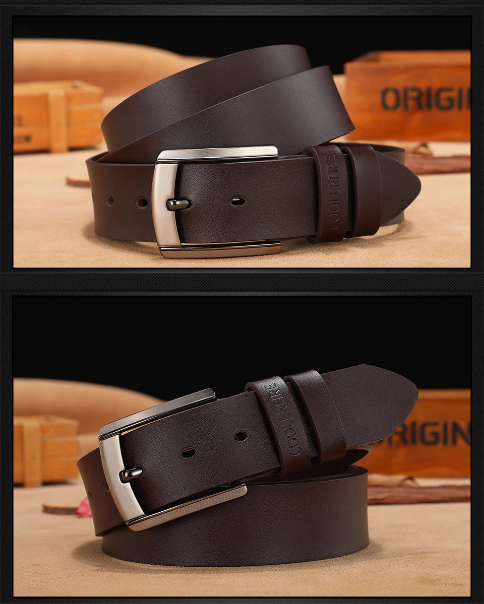 Belts Men Cowskin Fashion Strap Male Jeans For Trousers Free Shipping Man High Quality Genuine Leather Belt Luxury Designer