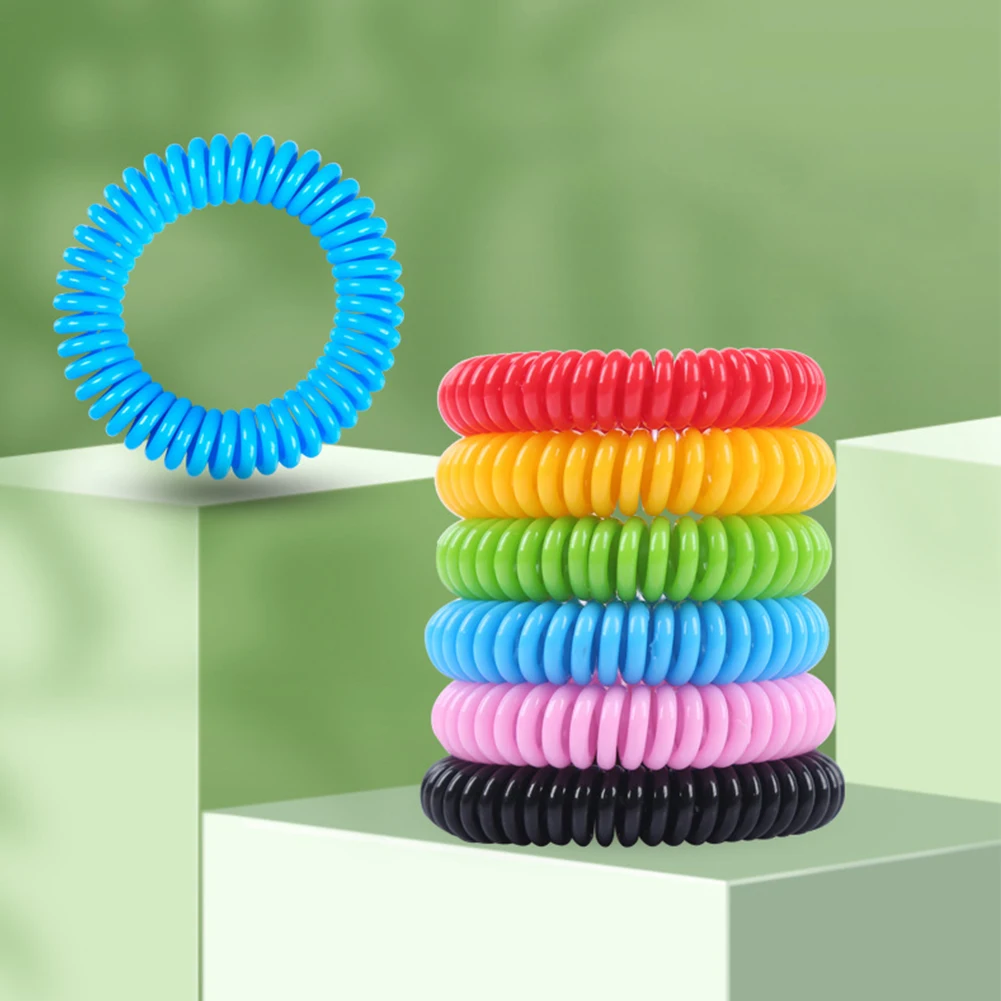 10 Pack Mosquito Repellent Bracelets Natural Mosquito Repellent DEET-Free Waterproof Mosquito Bracelet for Adults Kids