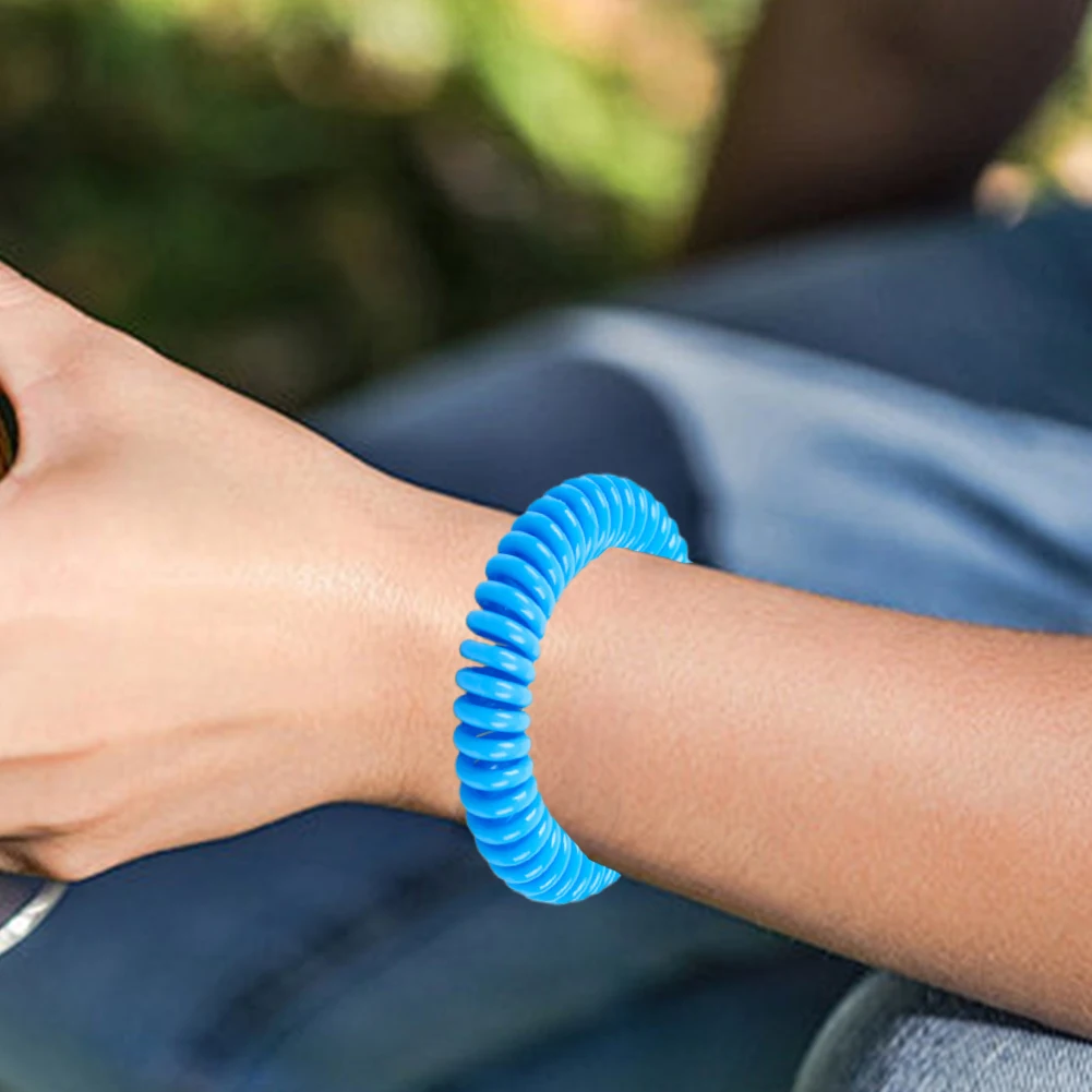 10 Pack Mosquito Repellent Bracelets Natural Mosquito Repellent DEET-Free Waterproof Mosquito Bracelet for Adults Kids