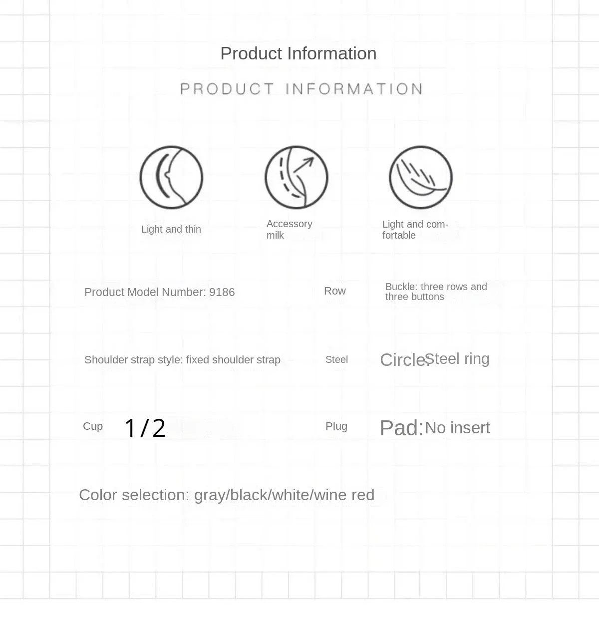 MOYISU 1/2 Ear AB Cup Pure Desire Girl Bra Set | Pull-up Bra Set With Bow Breathable French Lace Bra | Anti-Slip Cup Date Night