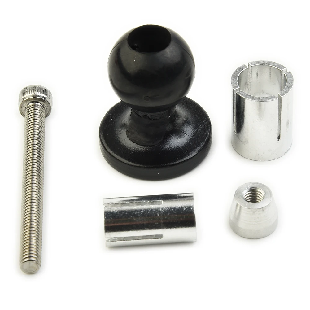 Motorcycle Bike Aluminum Mount Fork Stem Base Set W/ Ball Head For RAM Mount Compatible With A Variety Of Connecting Rod/bracket