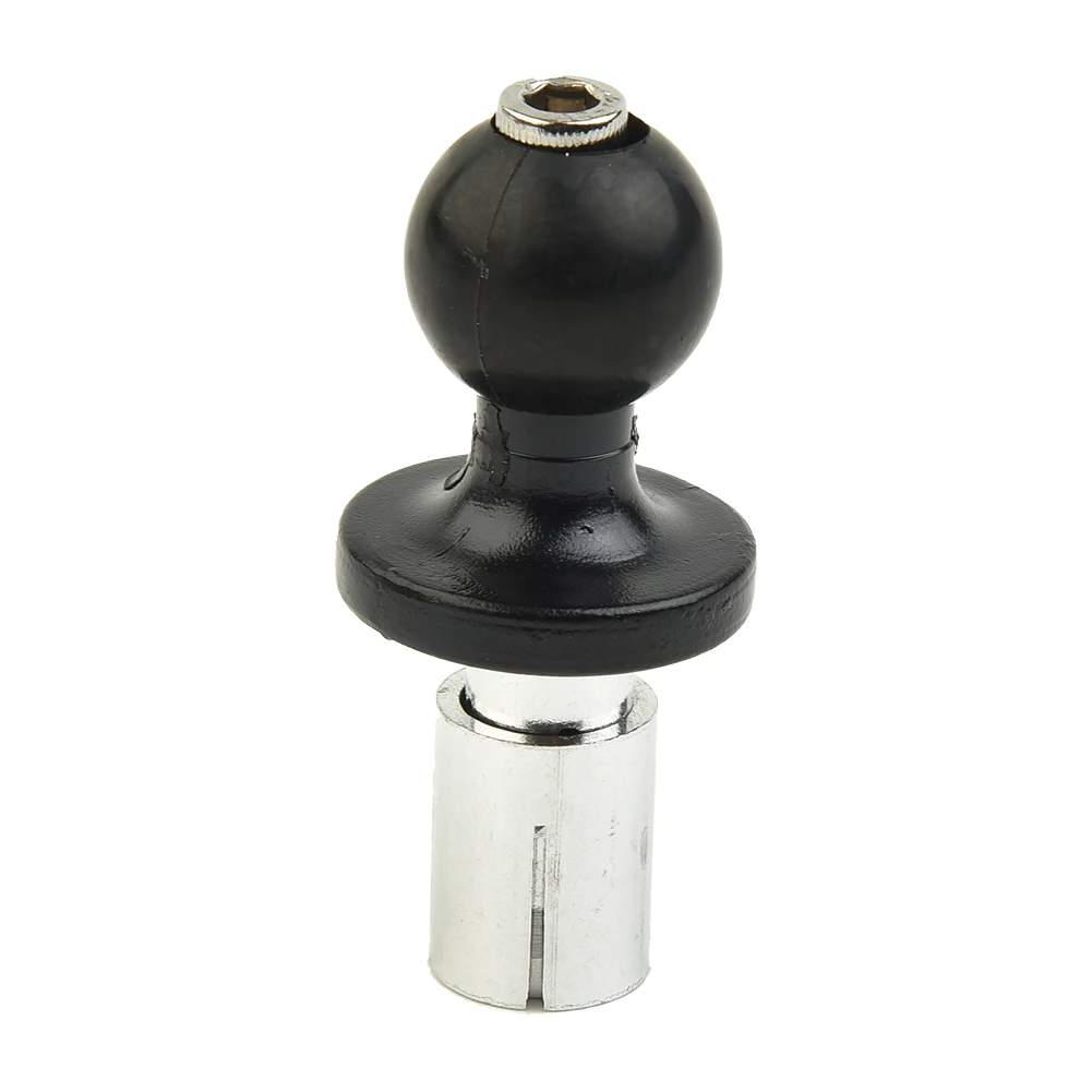 Motorcycle Bike Aluminum Mount Fork Stem Base Set W/ Ball Head For RAM Mount Compatible With A Variety Of Connecting Rod/bracket