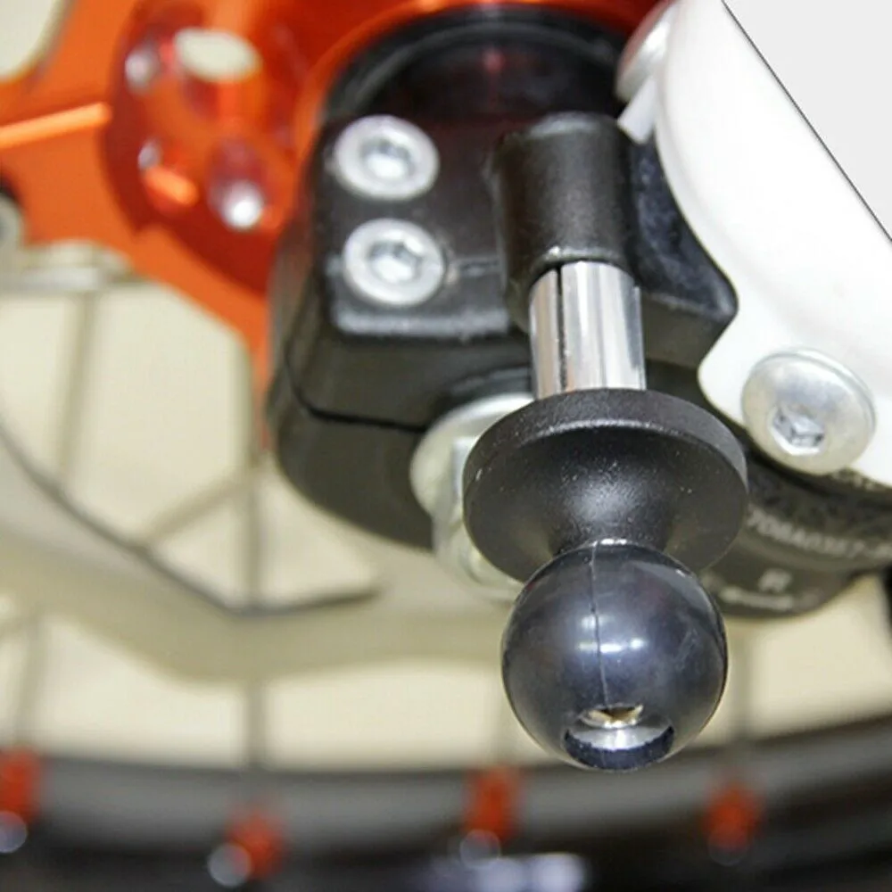 Motorcycle Bike Aluminum Mount Fork Stem Base Set W/ Ball Head For RAM Mount Compatible With A Variety Of Connecting Rod/bracket
