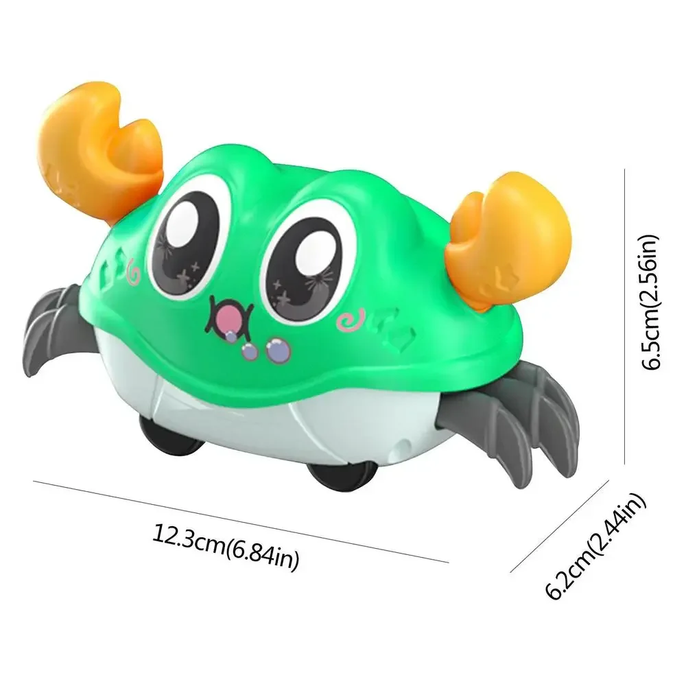 Children's Fun Double Return Force Left and Right Shake Simulation Crab Toy Baby Running Bubble Simulation Crab Crawling