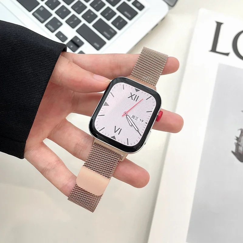 Milanese Loop Band For Huawei Watch FIT 3 Strap smart Magnetic stainless steel correa for Huawei fit3 2024 NEWEST Accessories