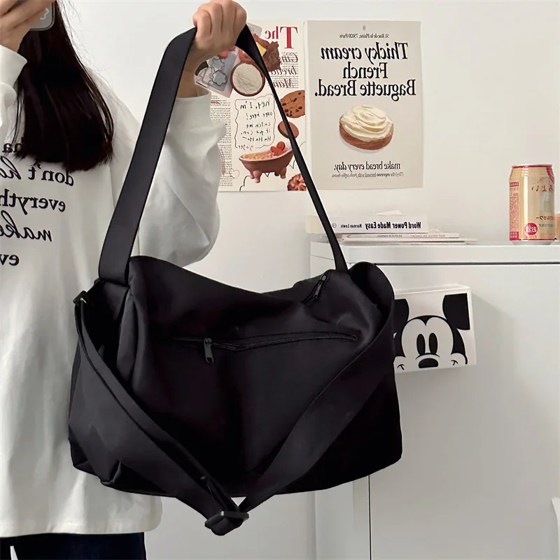 Large Crossbody Travel Tote Bags for Women 2024 Canvas Shoulder Messenger Bag Sports Yoga Satchels Fashion Woman Handbag