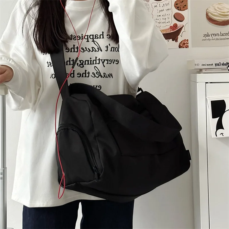 Large Crossbody Travel Tote Bags for Women 2024 Canvas Shoulder Messenger Bag Sports Yoga Satchels Fashion Woman Handbag