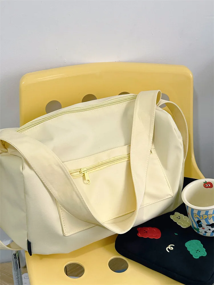 Large Crossbody Travel Tote Bags for Women 2024 Canvas Shoulder Messenger Bag Sports Yoga Satchels Fashion Woman Handbag