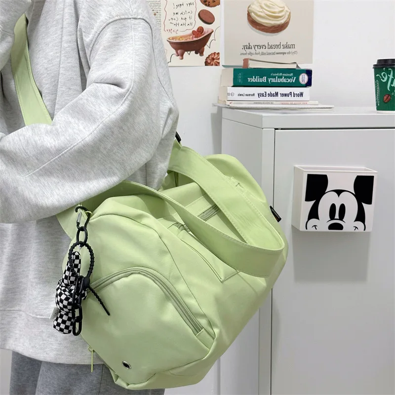 Large Crossbody Travel Tote Bags for Women 2024 Canvas Shoulder Messenger Bag Sports Yoga Satchels Fashion Woman Handbag