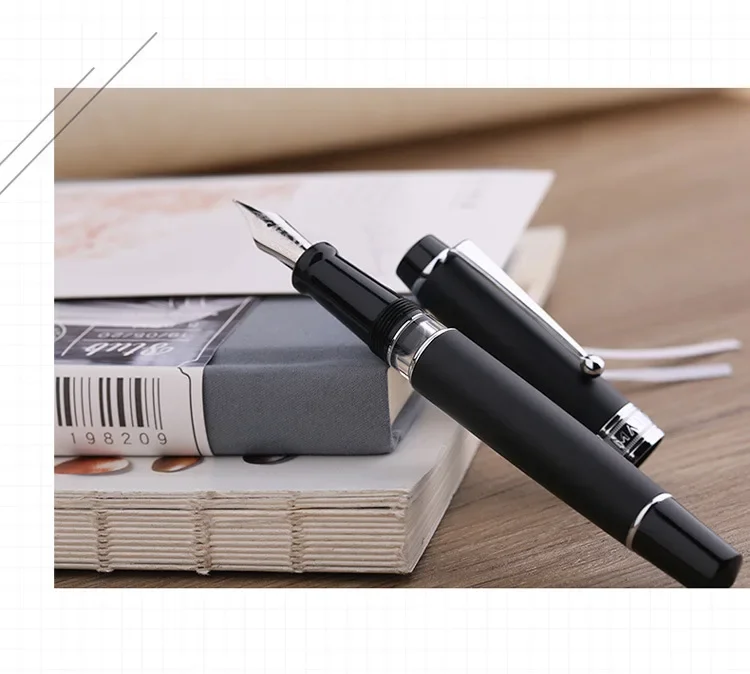 MAJOHN T5 Piston Fountain Pen Metal Iridium Nib EF/F/M 0.38/0.5/0.7mm Large-Capacity Writing Office Gifts Ink Pen