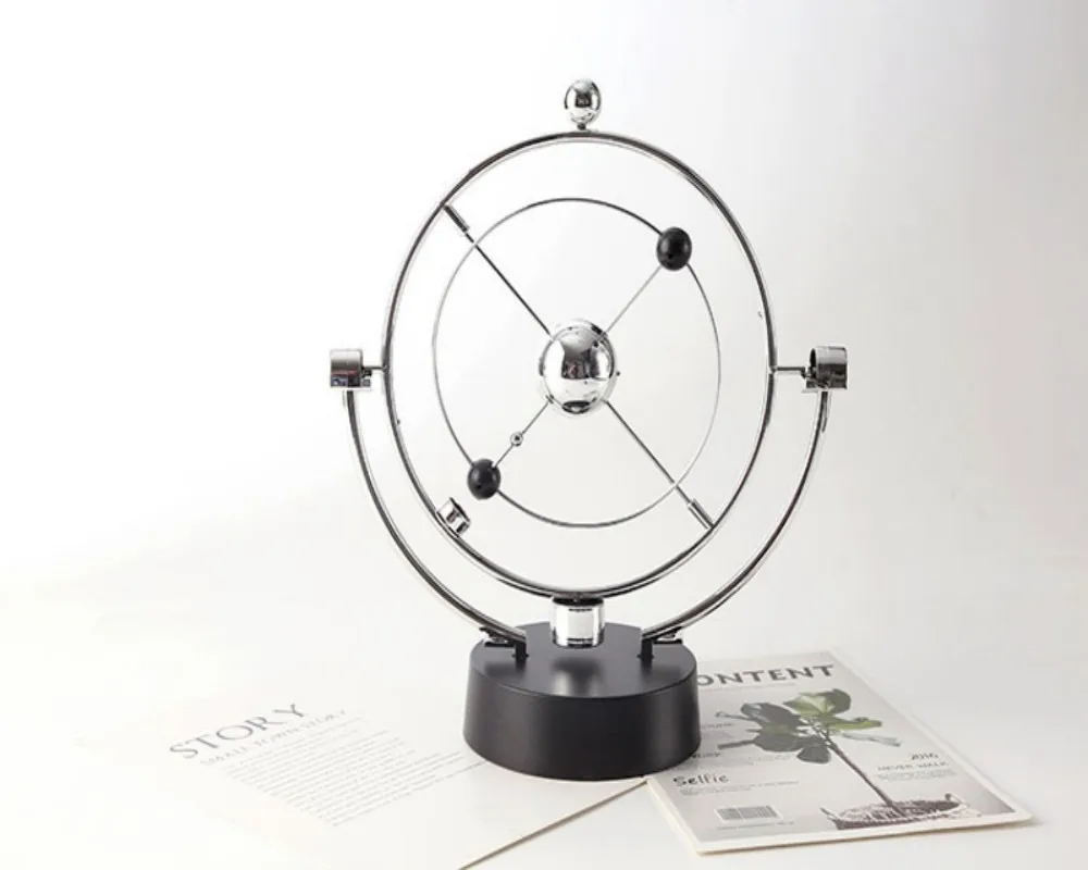 Celestial Orbital Otnament Office Desk Ornaments Galaxy Perpetual Motion Instrument Business Handicraft Ahaotic Ornaments Gifts