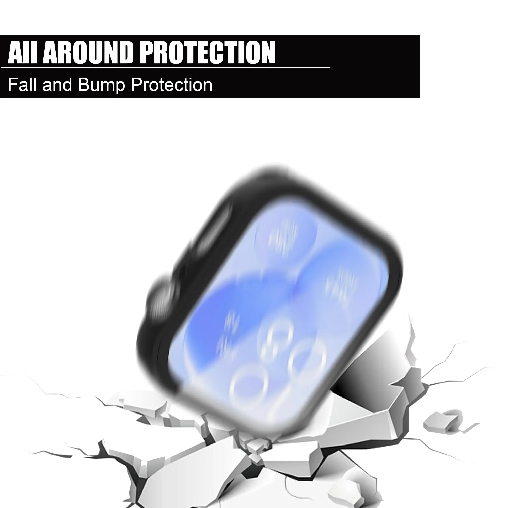 Glass+Case For Huawei Watch Fit 5 4 3 All-Around Screen Protector Hard PC Bumper Tempered Watch Case Huawei Watch Fit 5 4 Pro