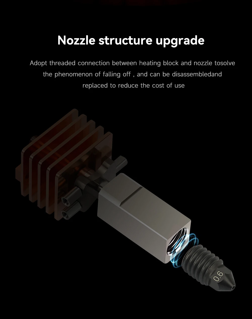 Hotend For Bambu Lab P1P X1C P1S X1 V2.0 Upgrade Hot End Print Head 3D Printing Parts for Bambulab