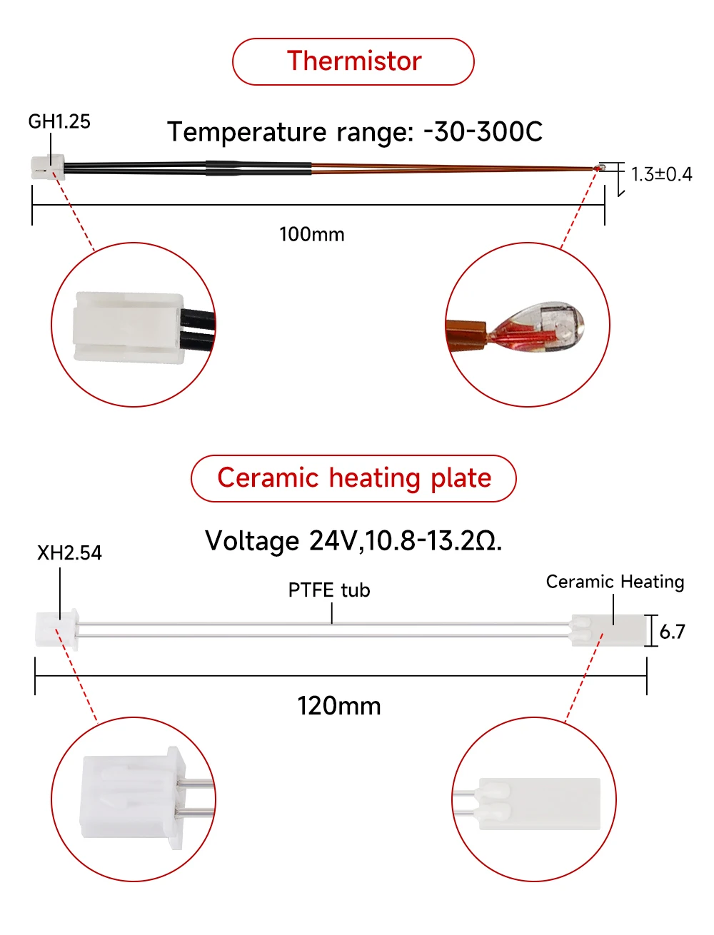 Hotend For Bambu Lab P1P X1C P1S X1 V2.0 Upgrade Hot End Print Head 3D Printing Parts for Bambulab
