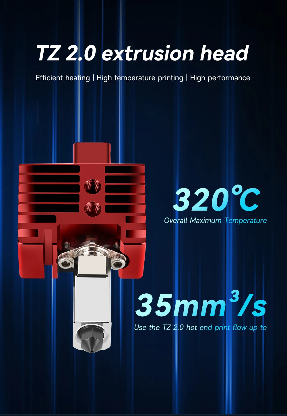 Hotend For Bambu Lab P1P X1C P1S X1 V2.0 Upgrade Hot End Print Head 3D Printing Parts for Bambulab